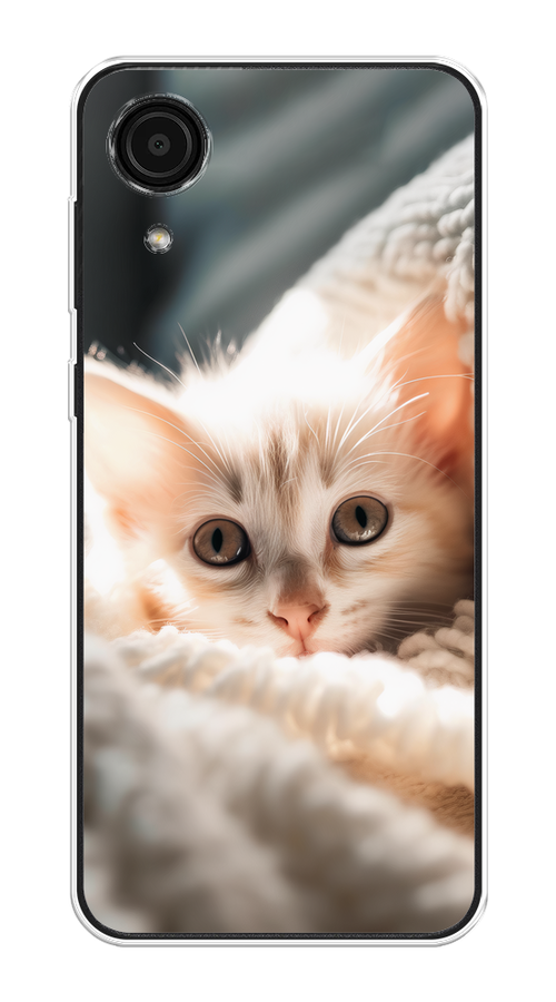 Чехол на Samsung Galaxy A03 Core "Белый шкодливый котенок", Серый;белый;бежевый;оранжевый, 2104750-1
Чехол на Samsung Galaxy A03 Core "Белый шкодливый котенок", Серый;белый;бежевый;оранжевый, 2104750-1