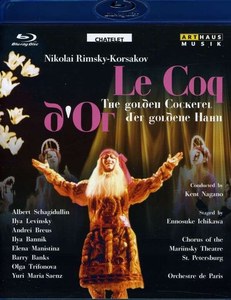 Rimsky-Korsakov: Le Coq d`Or, Theatre Musical de Paris - Chatelet, Paris, 2002, 1 Blu-ray
Rimsky-Korsakov: Le Coq d`Or, Theatre Musical de Paris - Chatelet, Paris, 2002, 1 Blu-ray