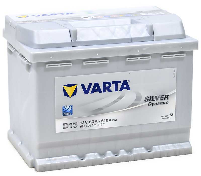 Аккумулятор Varta Silver Dynamic D15 63 А/ч 610 A обр. пол. Евро авто(242x175x190) 563400
Аккумулятор Varta Silver Dynamic D15 63 А/ч 610 A обр. пол. Евро авто(242x175x190) 563400