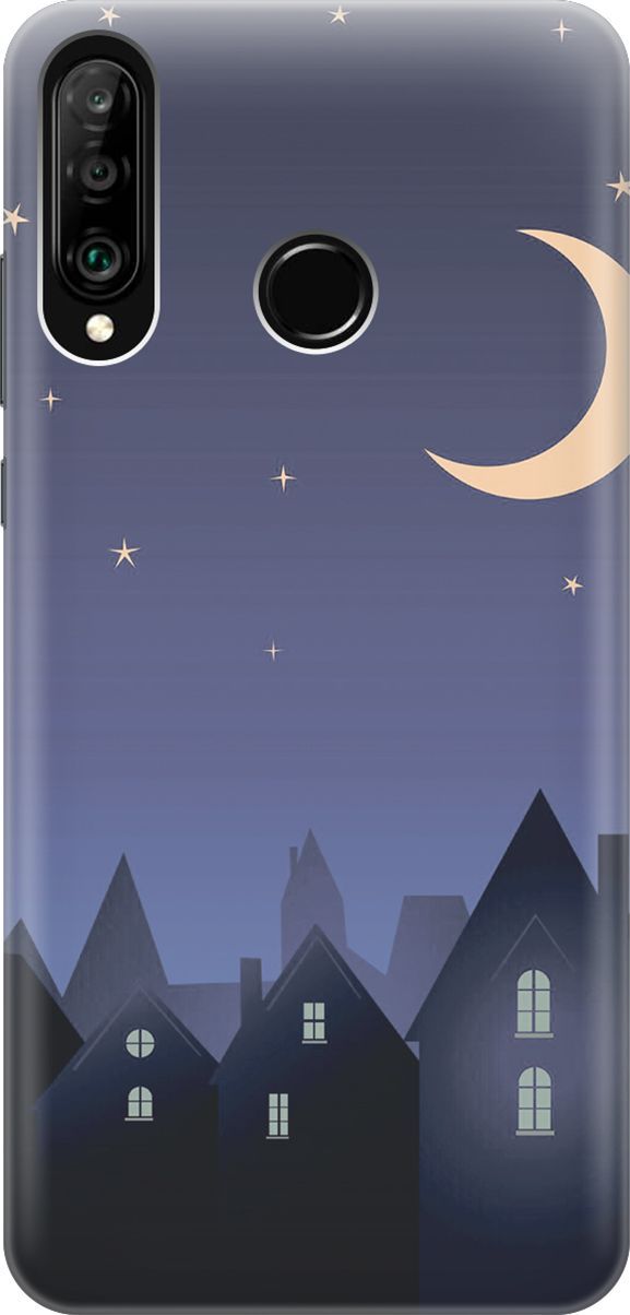 Чехол на Honor 20 Lite/20s/Huawei P30 Lite "Месяц над городом", Синий;черный, 5906
Чехол на Honor 20 Lite/20s/Huawei P30 Lite "Месяц над городом", Синий;черный, 5906