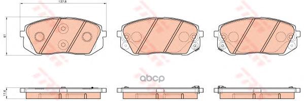 Тормозные колодки TRW/Lucas дисковые для Hyundai i40 1.6 GDI 12-, i40 CW GDB3530
Тормозные колодки TRW/Lucas дисковые для Hyundai i40 1.6 GDI 12-, i40 CW GDB3530