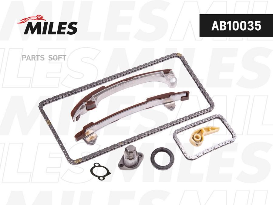 Комплект цепи ГРМ (без звездочек) TOYOTA AVENSIS 2.0i/2.4i 16V 1AZFE/2AZFE 01- AB10035
Комплект цепи ГРМ (без звездочек) TOYOTA AVENSIS 2.0i/2.4i 16V 1AZFE/2AZFE 01- AB10035
