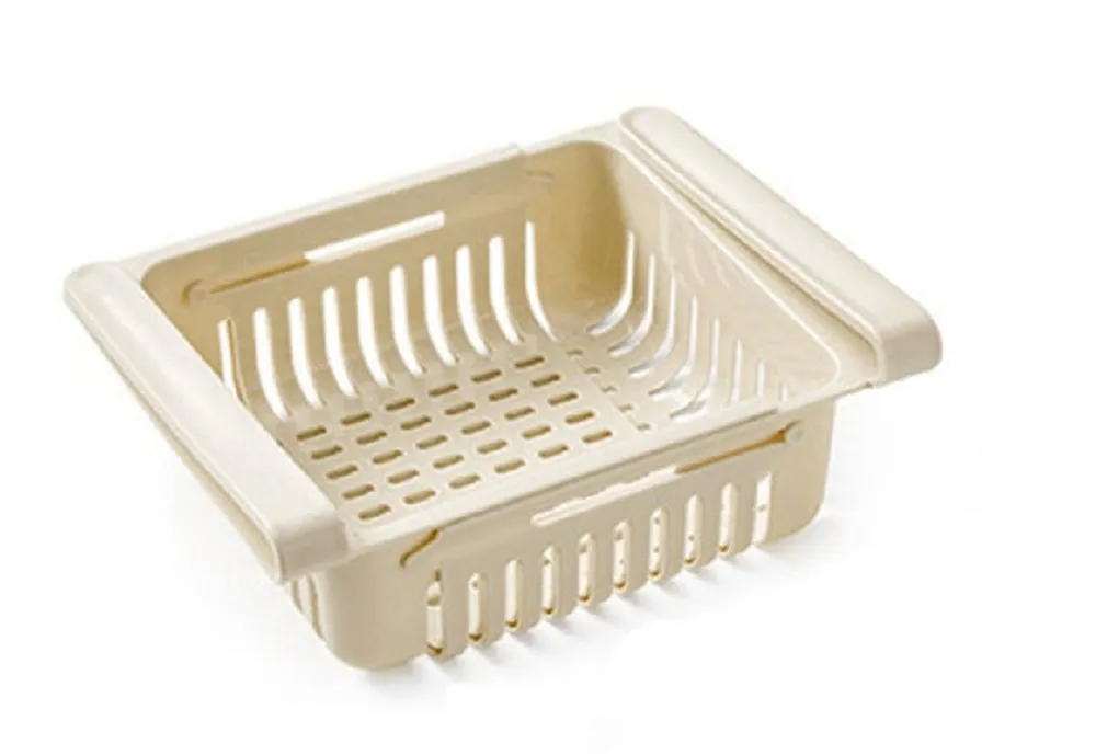 Подвесной раздвигающийся органайзер для холодильника, бежевый
Подвесной раздвигающийся органайзер для холодильника, бежевый