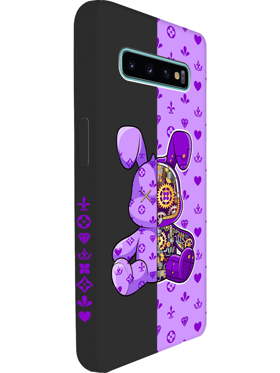 Силиконовый чехол на Samsung Galaxy S10+ с принтом "Сиреневый Кролик" матовый черный, 720461171
Силиконовый чехол на Samsung Galaxy S10+ с принтом "Сиреневый Кролик" матовый черный, 720461171