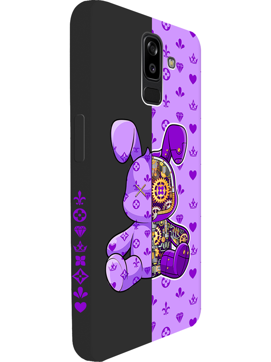 Силиконовый чехол на Samsung Galaxy J8 с принтом "Сиреневый Кролик" матовый черный, 718586871
Силиконовый чехол на Samsung Galaxy J8 с принтом "Сиреневый Кролик" матовый черный, 718586871