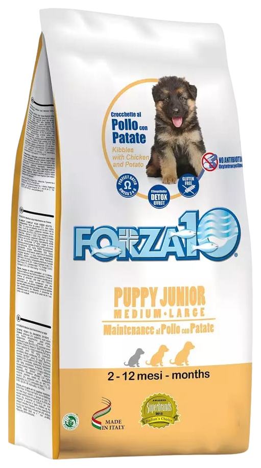 Сухой корм для собак FORZA10 MAINTENANCE PUPPY JUNIOR MEDIUM, курица с картофелем, 12,5 кг
Сухой корм для собак FORZA10 MAINTENANCE PUPPY JUNIOR MEDIUM, курица с картофелем, 12,5 кг