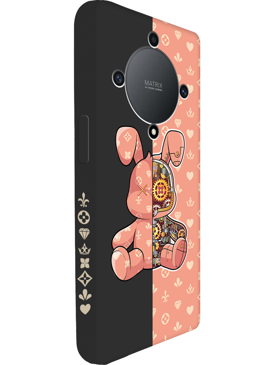 Силиконовый чехол на Honor X9a / Magic5 Lite с принтом "Персиковый Кролик" матовый черный, Бежевый;оранжевый;черный, 769394771
Силиконовый чехол на Honor X9a / Magic5 Lite с принтом "Персиковый Кролик" матовый черный, Бежевый;оранжевый;черный, 769394771