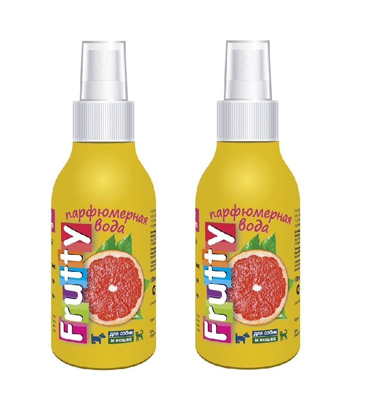 Вода парфюмерная для собак и кошек АВЗ Frutty с ароматом грейпфрута, 2 шт по 100 мл 
Вода парфюмерная для собак и кошек АВЗ Frutty с ароматом грейпфрута, 2 шт по 100 мл