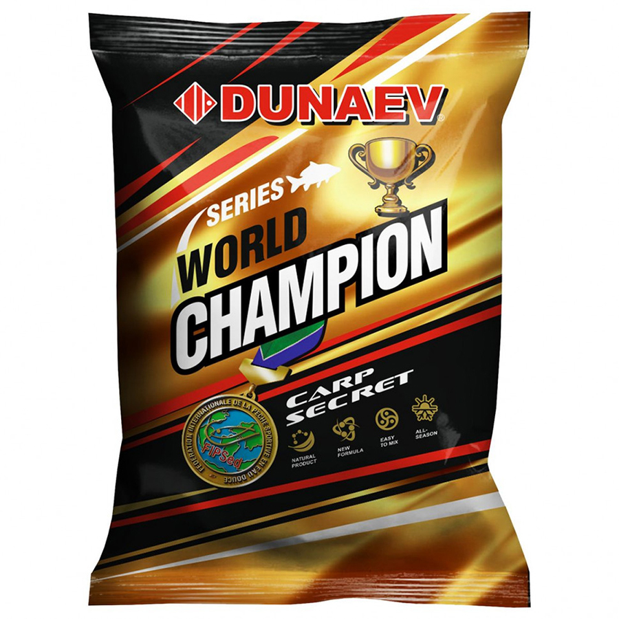 Прикормка рыболовная Dunaev World Champion Carp Secret 1 упаковка, Разноцветный, World Champion
Прикормка рыболовная Dunaev World Champion Carp Secret 1 упаковка, Разноцветный, World Champion