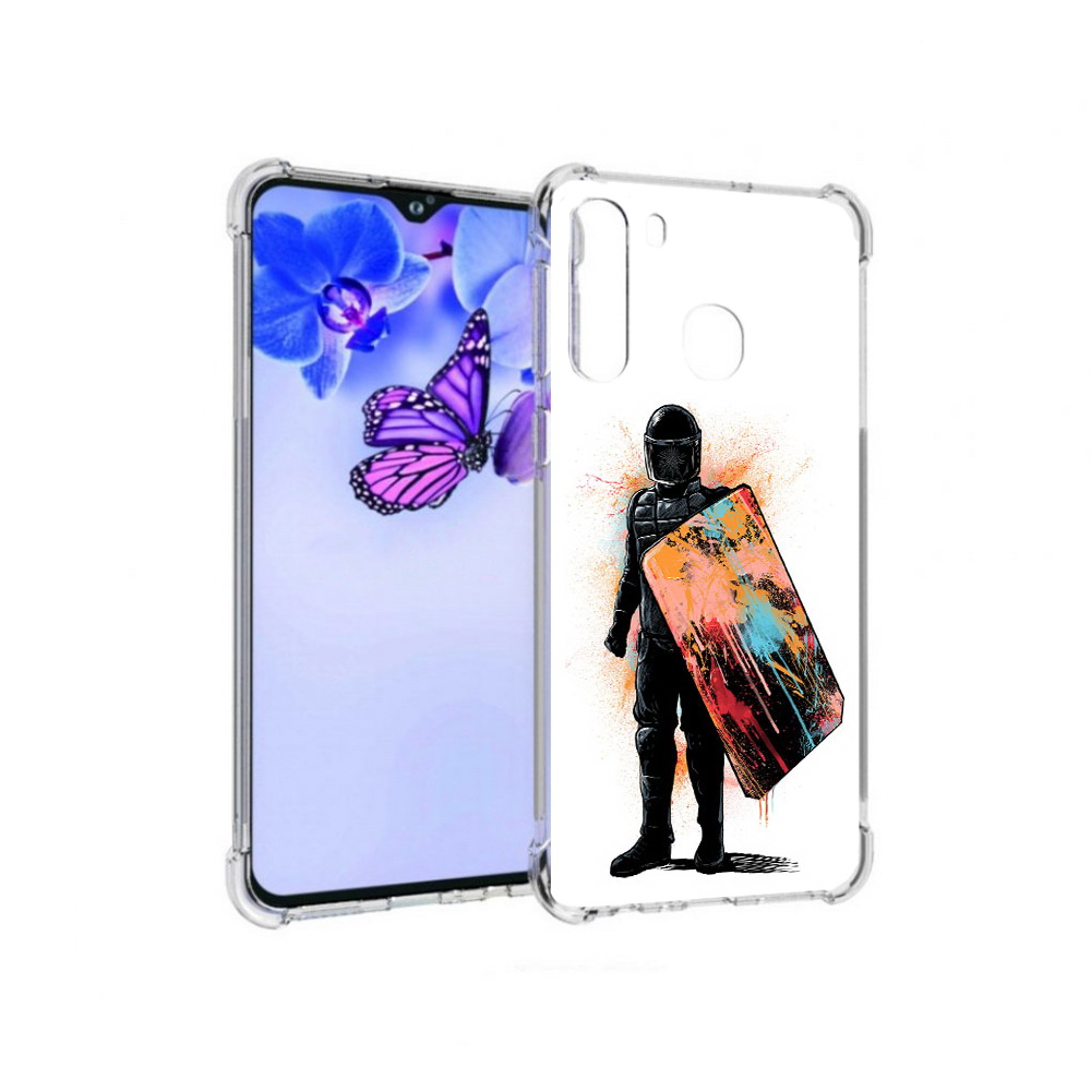 Чехол MyPads Tocco для Samsung Galaxy A21 солдат с красочным щитом (PT226904.547.614), Прозрачный, Tocco
Чехол MyPads Tocco для Samsung Galaxy A21 солдат с красочным щитом (PT226904.547.614), Прозрачный, Tocco