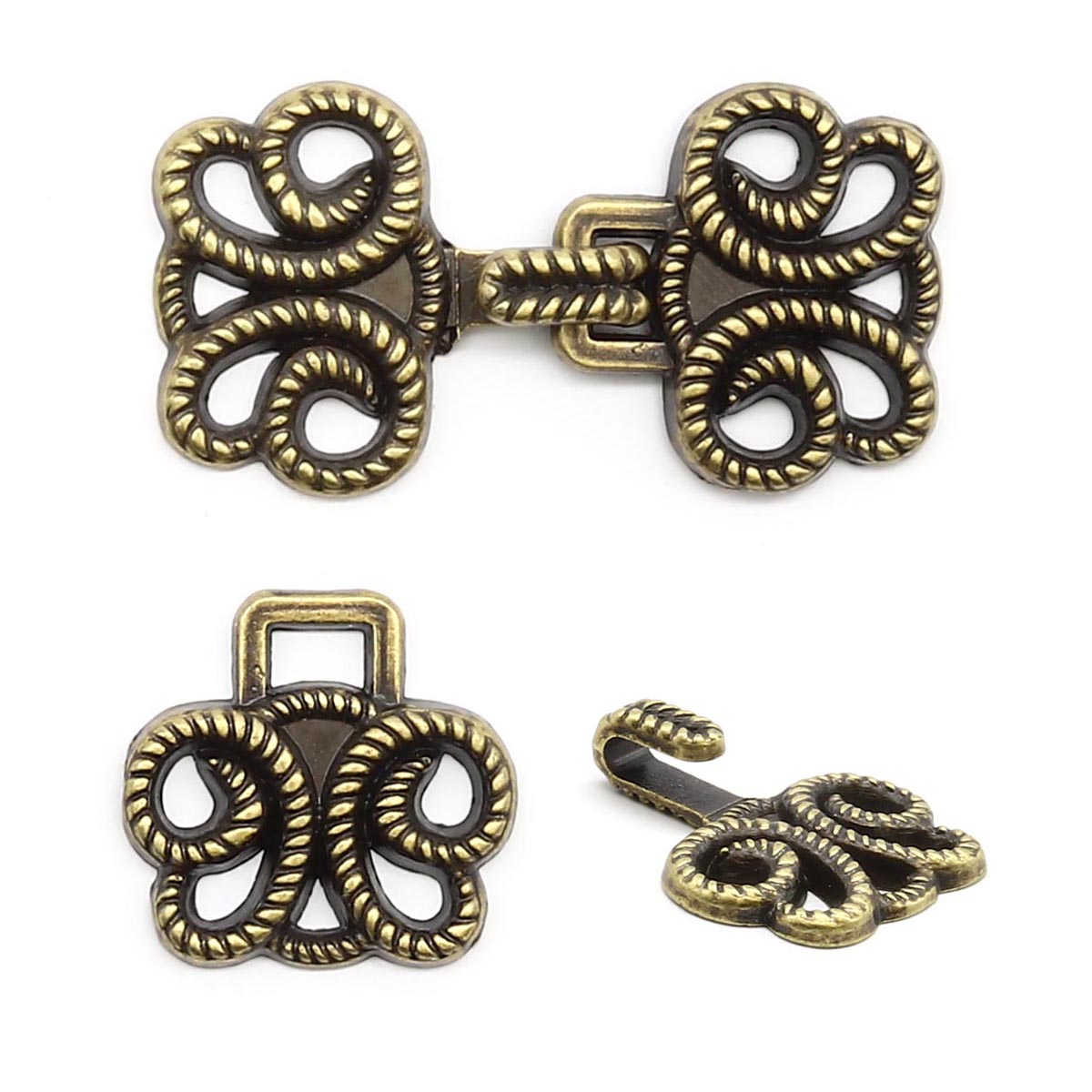 фото Df-201 крючок 2,5*1,4см (ob), 10 шт айрис