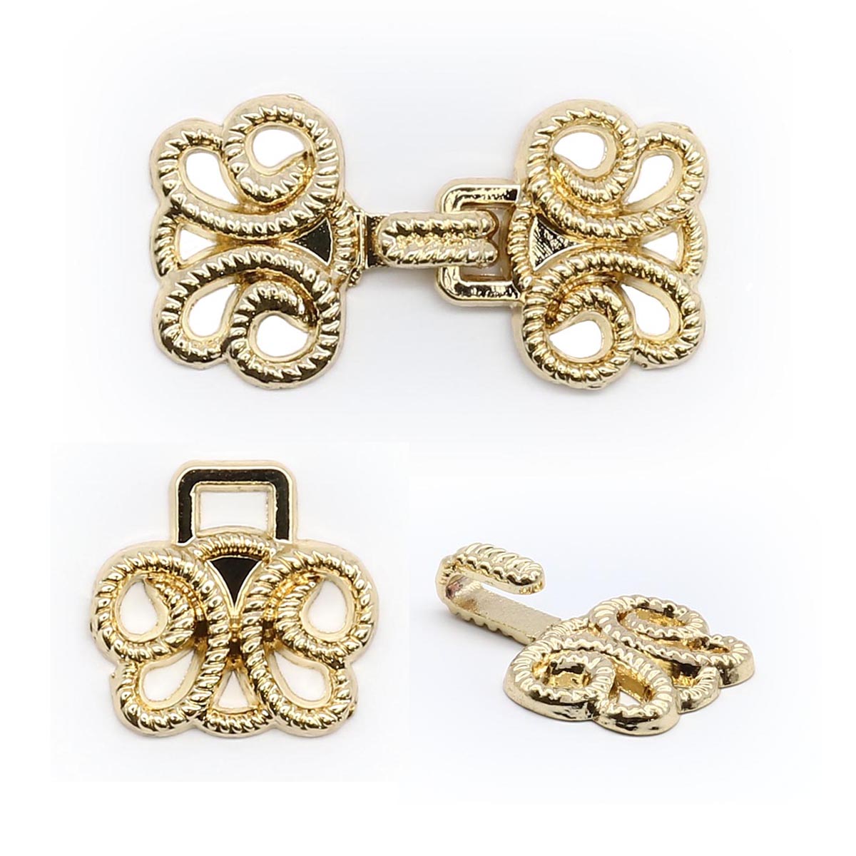 фото Df-201 крючок 2,5*1,4см (gold), 10 шт айрис