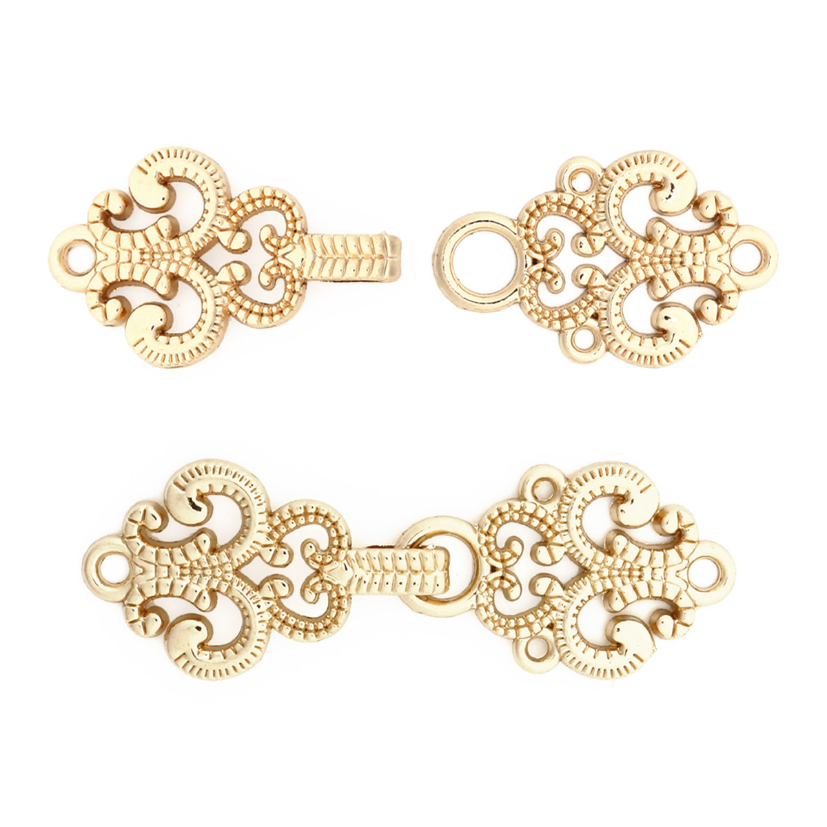 фото Df 246 крючок 5,9*2,0см (gold), 6 шт айрис