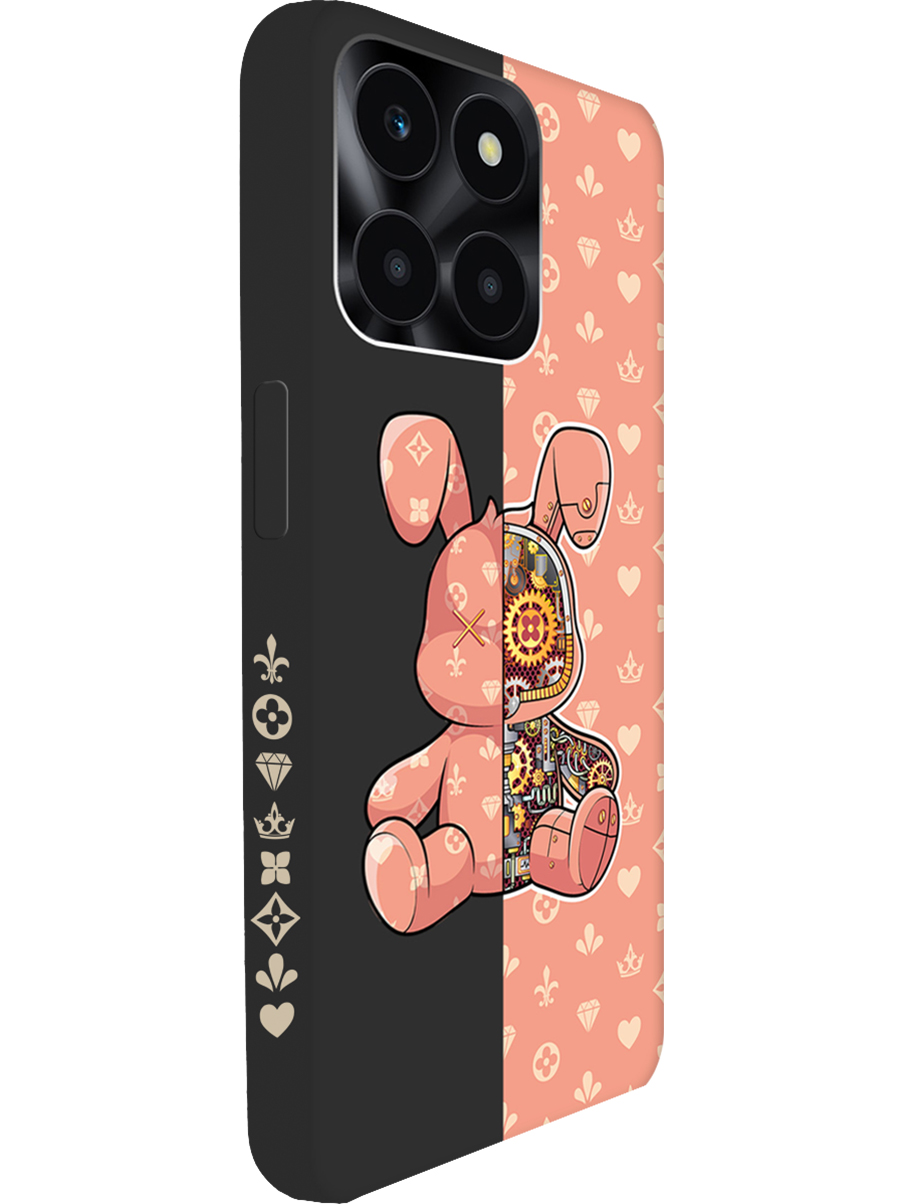 Силиконовый чехол на Honor X6a с принтом "Персиковый Кролик" матовый черный, Бежевый;оранжевый;черный, 773945571
Силиконовый чехол на Honor X6a с принтом "Персиковый Кролик" матовый черный, Бежевый;оранжевый;черный, 773945571