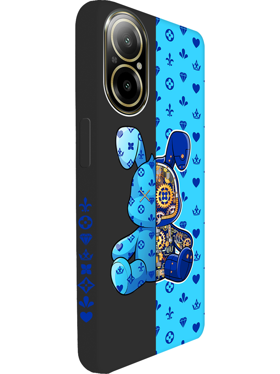 Силиконовый чехол на Realme C67 с принтом "Голубой Кролик" матовый черный, Голубой;синий;черный, 780484671
Силиконовый чехол на Realme C67 с принтом "Голубой Кролик" матовый черный, Голубой;синий;черный, 780484671