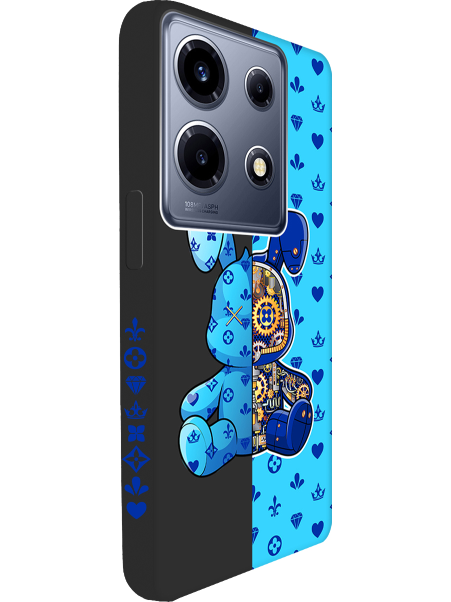Силиконовый чехол на Infinix Note 30 VIP с принтом "Голубой Кролик" матовый черный, Голубой;синий;черный, 778685771
Силиконовый чехол на Infinix Note 30 VIP с принтом "Голубой Кролик" матовый черный, Голубой;синий;черный, 778685771