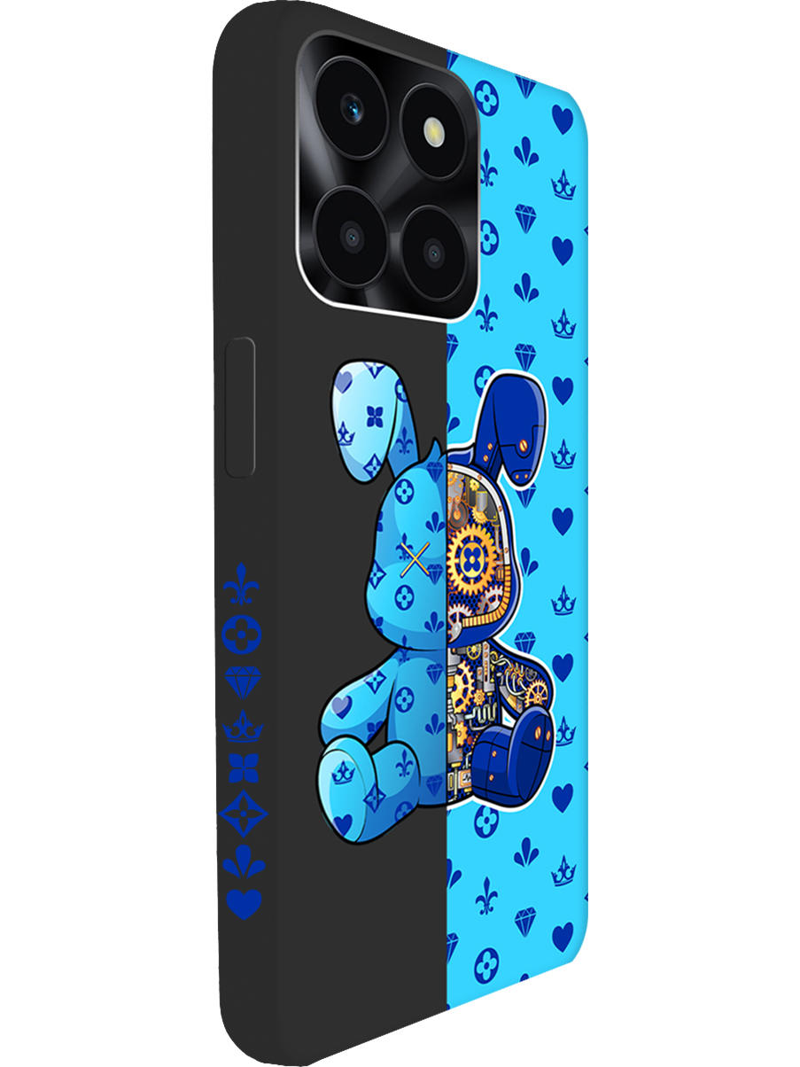 Силиконовый чехол на Honor X6a с принтом "Голубой Кролик" матовый черный, Голубой;синий;черный, 773945571
Силиконовый чехол на Honor X6a с принтом "Голубой Кролик" матовый черный, Голубой;синий;черный, 773945571