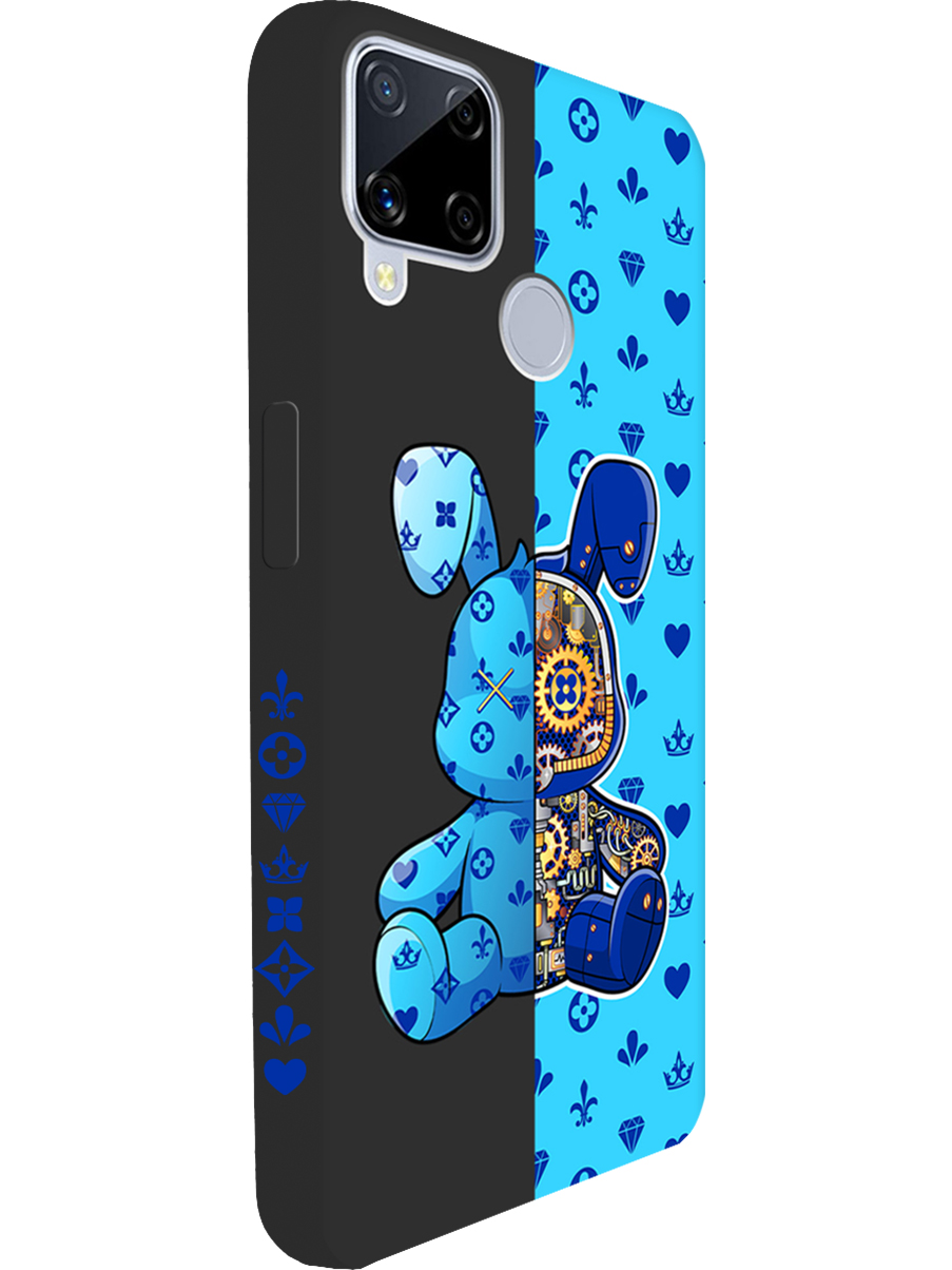 Силиконовый чехол на realme C15 / C25 с принтом "Голубой Кролик" матовый черный, Голубой;синий;черный, 726149871
Силиконовый чехол на realme C15 / C25 с принтом "Голубой Кролик" матовый черный, Голубой;синий;черный, 726149871