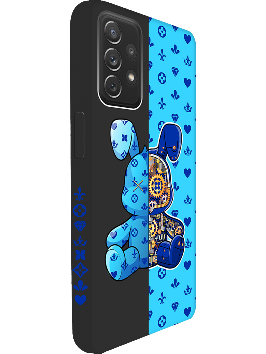 Силиконовый чехол на Samsung Galaxy A72 с принтом "Голубой Кролик" матовый черный, Голубой;синий;черный, 724990271
Силиконовый чехол на Samsung Galaxy A72 с принтом "Голубой Кролик" матовый черный, Голубой;синий;черный, 724990271