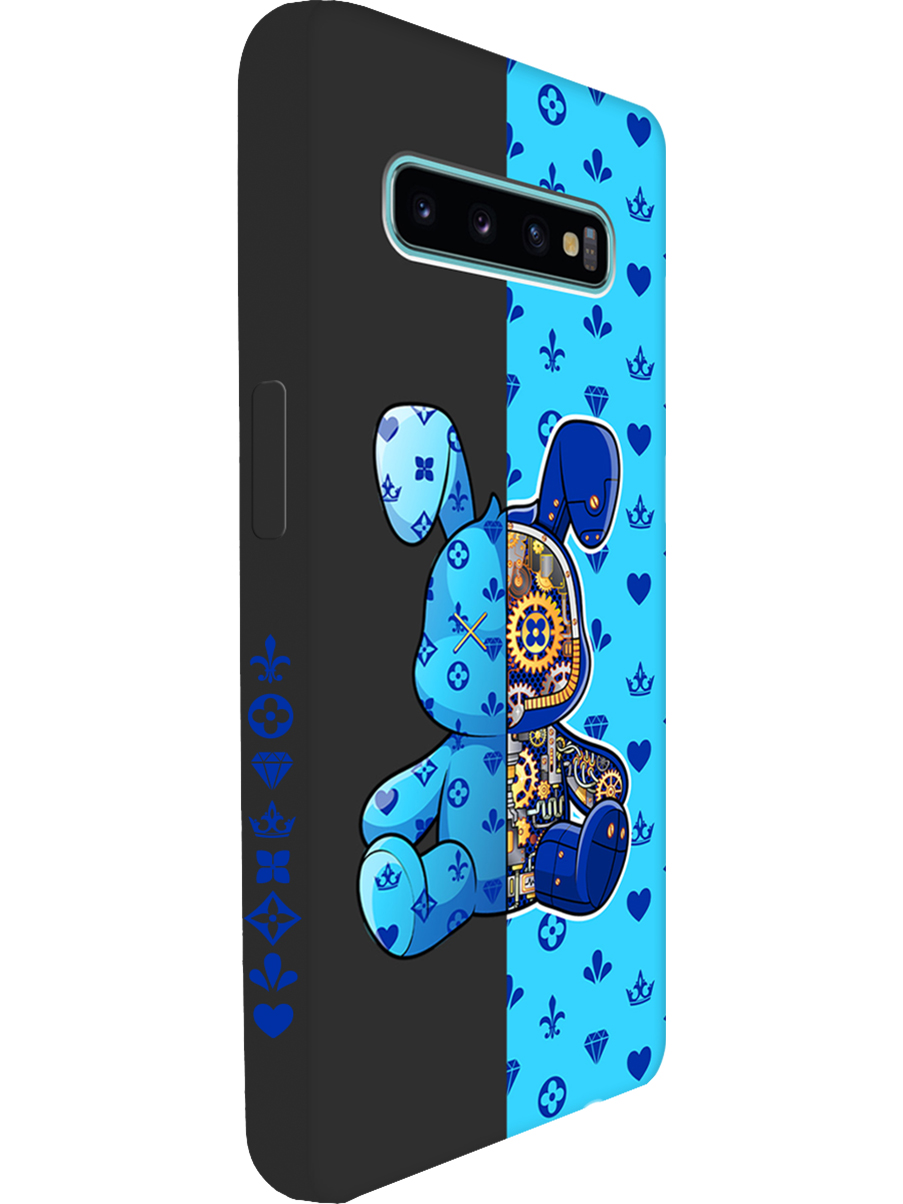 Силиконовый чехол на Samsung Galaxy S10+ с принтом "Голубой Кролик" матовый черный, Голубой;синий;черный, 720461171
Силиконовый чехол на Samsung Galaxy S10+ с принтом "Голубой Кролик" матовый черный, Голубой;синий;черный, 720461171