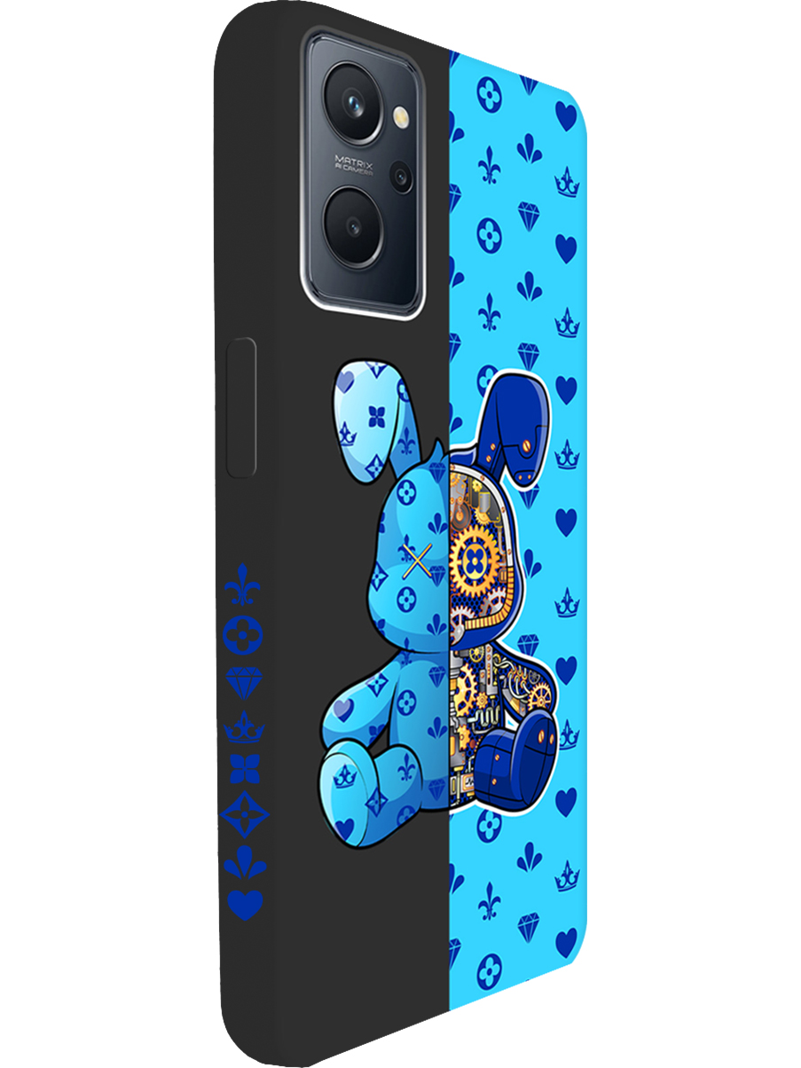 Силиконовый чехол на Realme 9i с принтом "Голубой Кролик" матовый черный, Голубой;синий;черный, 740189471
Силиконовый чехол на Realme 9i с принтом "Голубой Кролик" матовый черный, Голубой;синий;черный, 740189471