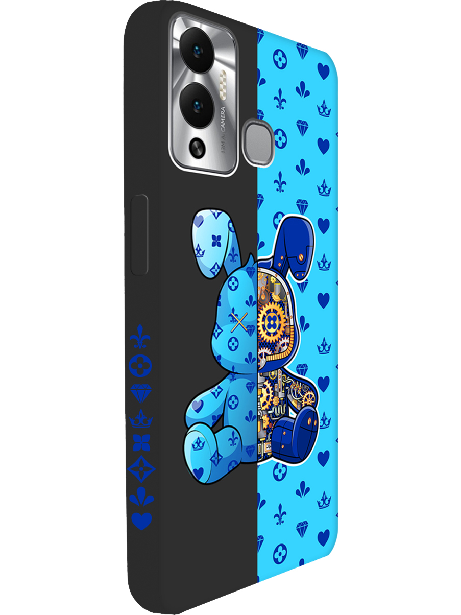 Силиконовый чехол на Infinix Hot 12 Play NFC с принтом "Голубой Кролик" матовый черный, Голубой;синий;черный, 743694471
Силиконовый чехол на Infinix Hot 12 Play NFC с принтом "Голубой Кролик" матовый черный, Голубой;синий;черный, 743694471