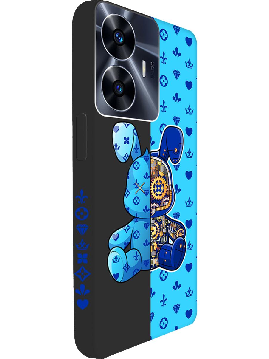 Силиконовый чехол на Realme C55 с принтом "Голубой Кролик" матовый черный, Голубой;синий;черный, 768742771
Силиконовый чехол на Realme C55 с принтом "Голубой Кролик" матовый черный, Голубой;синий;черный, 768742771