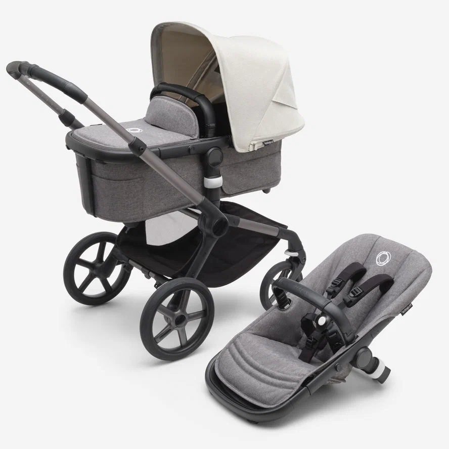 Детская коляска 2 в 1 Bugaboo Fox5 на шасси Grey Grey Melange Misty white, Детская коляска 2 в 1 Fox5 на шасси Grey/Grey Melange/ Misty white
Детская коляска 2 в 1 Bugaboo Fox5 на шасси Grey Grey Melange Misty white, Детская коляска 2 в 1 Fox5 на шасси Grey/Grey Melange/ Misty white