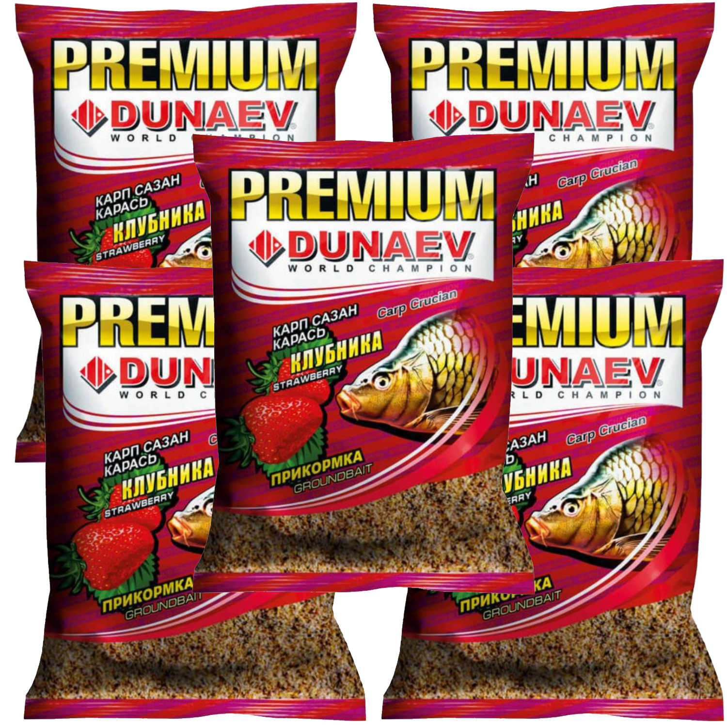 Прикормка рыболовная Dunaev Premium Карп Сазан Клубника 5 упаковок, Разноцветный, Premium
Прикормка рыболовная Dunaev Premium Карп Сазан Клубника 5 упаковок, Разноцветный, Premium