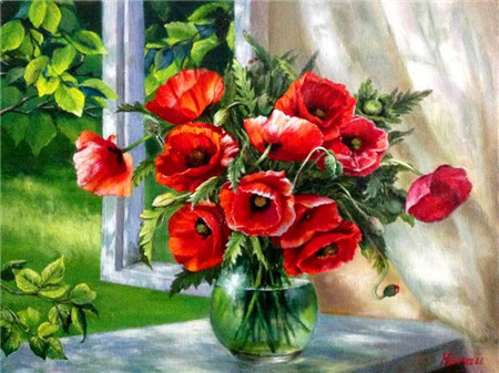 Алмазная мозаика стразами Ripoma Натюрморт с маками 00115178 40х50 см, Натюрморт с маками 
Алмазная мозаика стразами Ripoma Натюрморт с маками 00115178 40х50 см, Натюрморт с маками