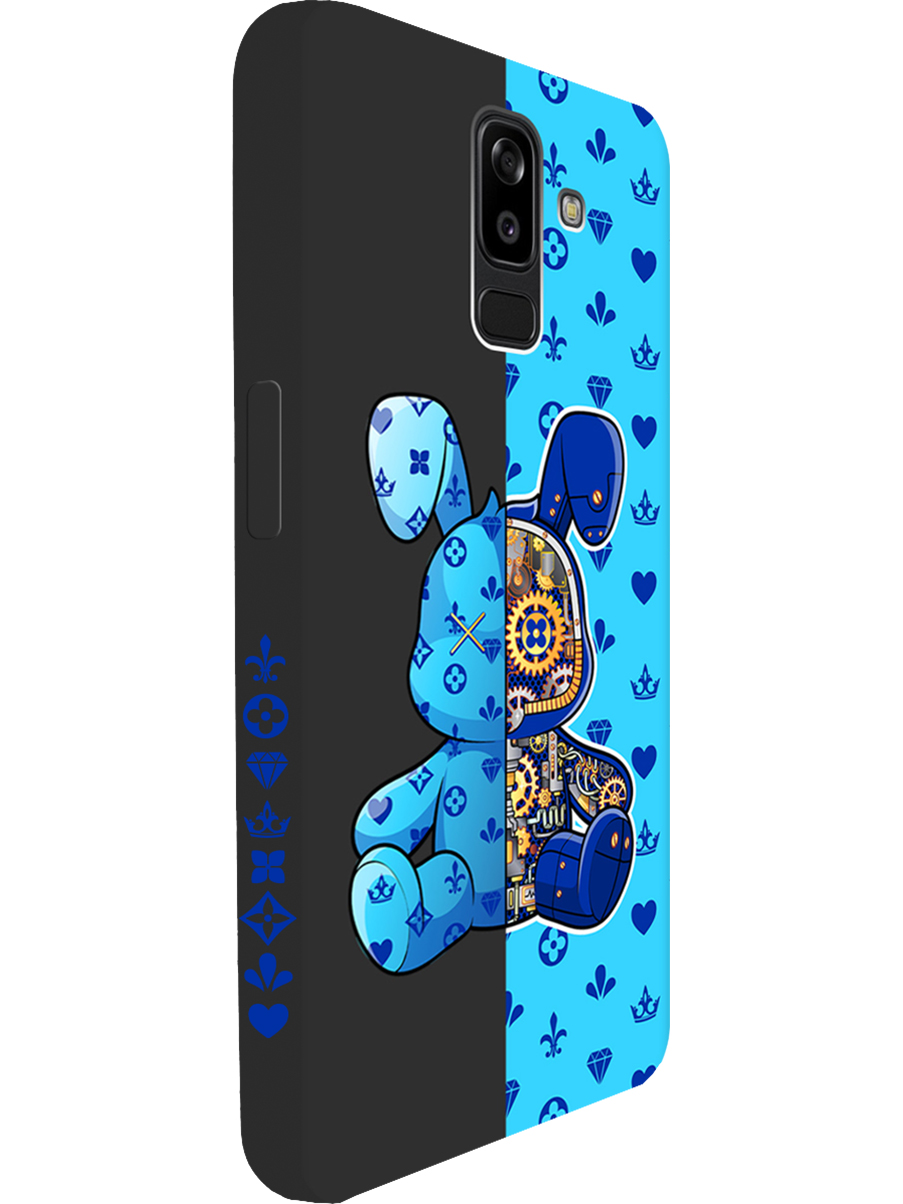 Силиконовый чехол на Samsung Galaxy J8 с принтом "Голубой Кролик" матовый черный, 718586871
Силиконовый чехол на Samsung Galaxy J8 с принтом "Голубой Кролик" матовый черный, 718586871
