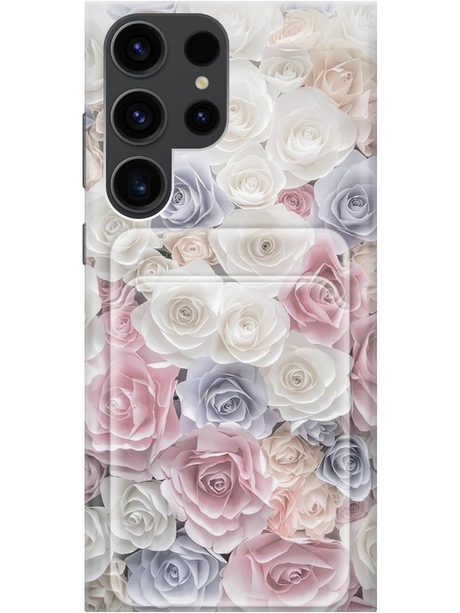 Силиконовый чехол на Samsung Galaxy S23 Ultra с рисунком "Пастельные розы", Белый;розовый;серый, 20011962 
Силиконовый чехол на Samsung Galaxy S23 Ultra с рисунком "Пастельные розы", Белый;розовый;серый, 20011962