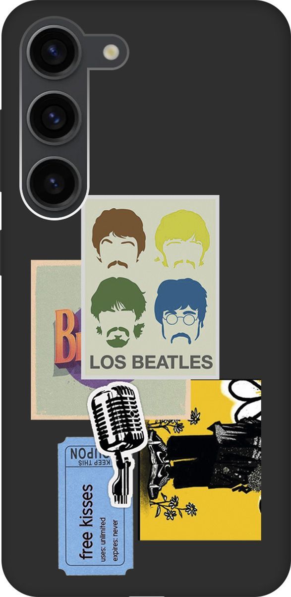 Чехол на Samsung Galaxy S23 с 3D принтом "Beatles Stickers" черный, Черный;белый, 158307
Чехол на Samsung Galaxy S23 с 3D принтом "Beatles Stickers" черный, Черный;белый, 158307