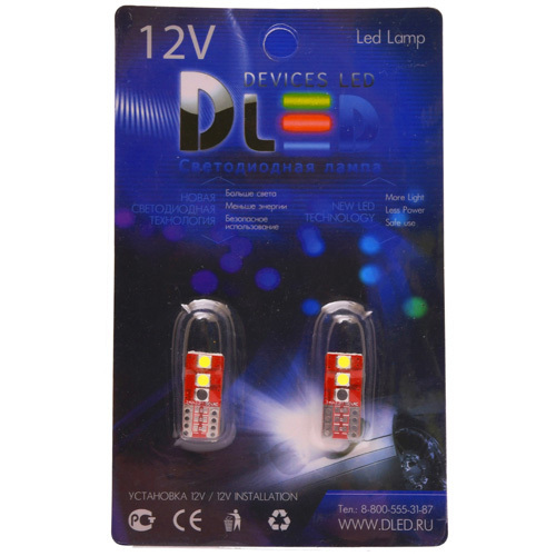 Светодиодная автомобильная лампа T10 - W5W - 4 SMD 3030 (Комплект 2 лампы.), T10 - W5W - 4 SMD 3030
Светодиодная автомобильная лампа T10 - W5W - 4 SMD 3030 (Комплект 2 лампы.), T10 - W5W - 4 SMD 3030