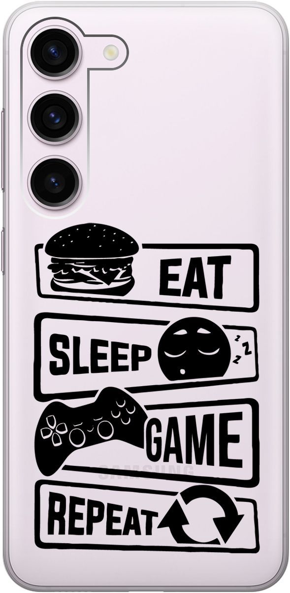 Чехол на Samsung Galaxy S23 с 3D принтом "Game Repeat" прозрачный, Прозрачный;черный, 158305
Чехол на Samsung Galaxy S23 с 3D принтом "Game Repeat" прозрачный, Прозрачный;черный, 158305