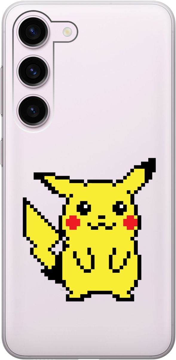 Чехол на Samsung Galaxy S23 с 3D принтом "Pixel Pikachu" прозрачный, Прозрачный;желтый, 158304
Чехол на Samsung Galaxy S23 с 3D принтом "Pixel Pikachu" прозрачный, Прозрачный;желтый, 158304