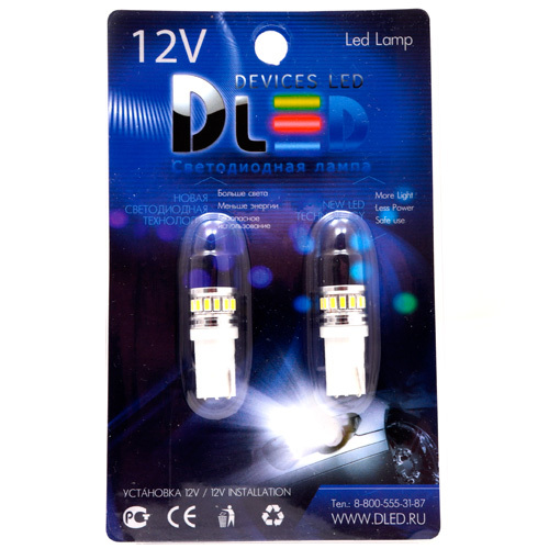 Светодиодная автомобильная лампа T10 - W5W - 20 SMD3014 (Комплект 2 лампы.), T10 - W5W - 20 SMD3014
Светодиодная автомобильная лампа T10 - W5W - 20 SMD3014 (Комплект 2 лампы.), T10 - W5W - 20 SMD3014