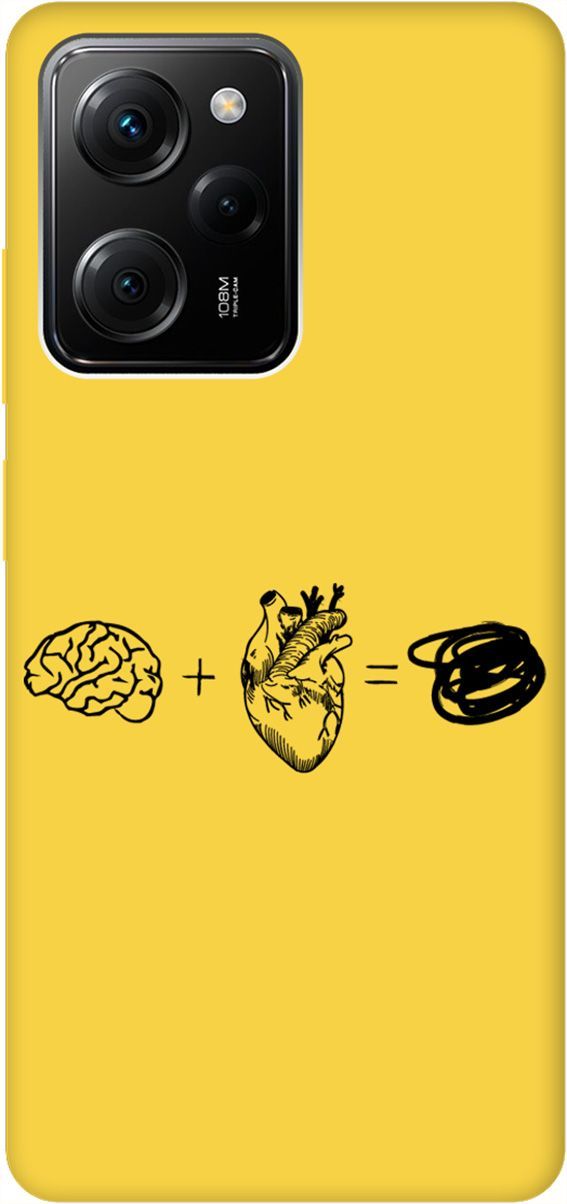 Чехол на Xiaomi Poco X5 Pro 5G с принтом "Brain Plus Heart" желтый, Желтый;черный, 158284
Чехол на Xiaomi Poco X5 Pro 5G с принтом "Brain Plus Heart" желтый, Желтый;черный, 158284