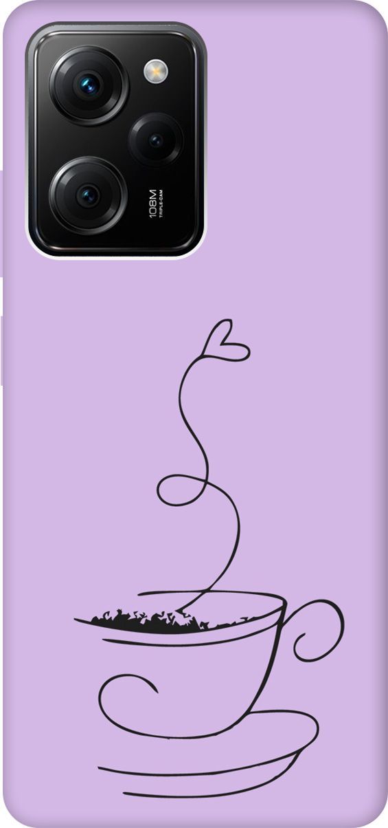 Чехол на Xiaomi Poco X5 Pro 5G с принтом "Coffee Love" сиреневый, Фиолетовый;черный, 158285
Чехол на Xiaomi Poco X5 Pro 5G с принтом "Coffee Love" сиреневый, Фиолетовый;черный, 158285