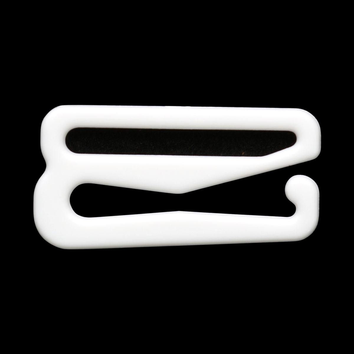 фото 5as-182 крючок 15мм пластик (белый), 100 шт айрис