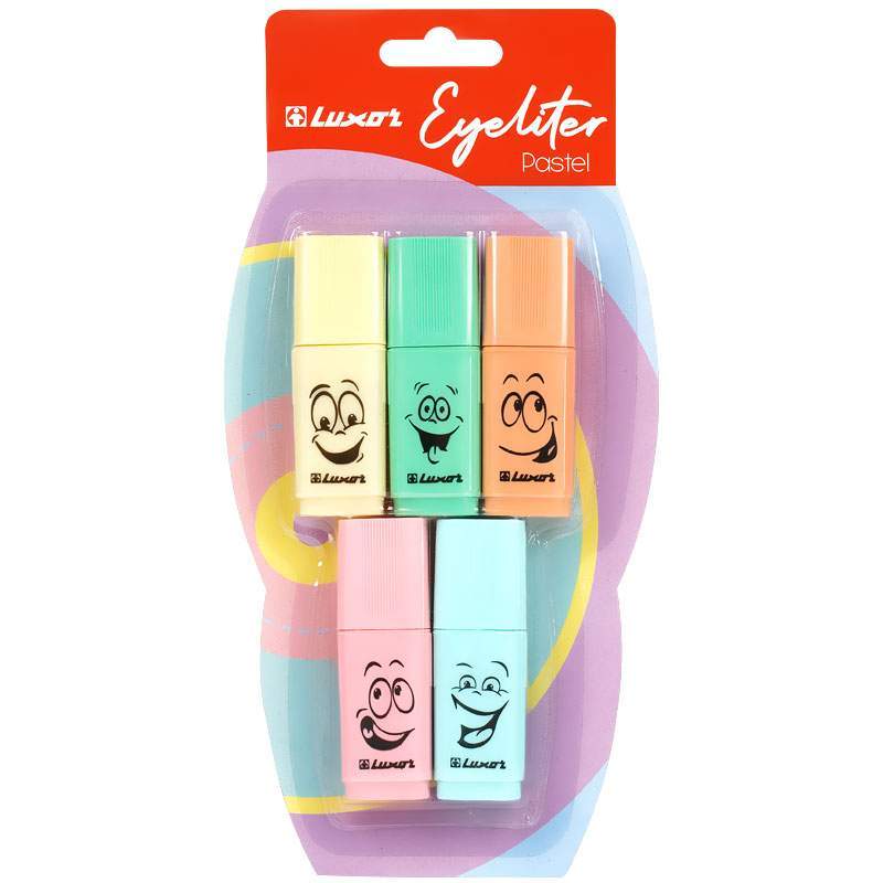 Набор текстовыделителей Luxor "Eyeliter Pastel" 338395, 5цв. в наборе, 3 набора, Разноцветный, 338395
Набор текстовыделителей Luxor "Eyeliter Pastel" 338395, 5цв. в наборе, 3 набора, Разноцветный, 338395