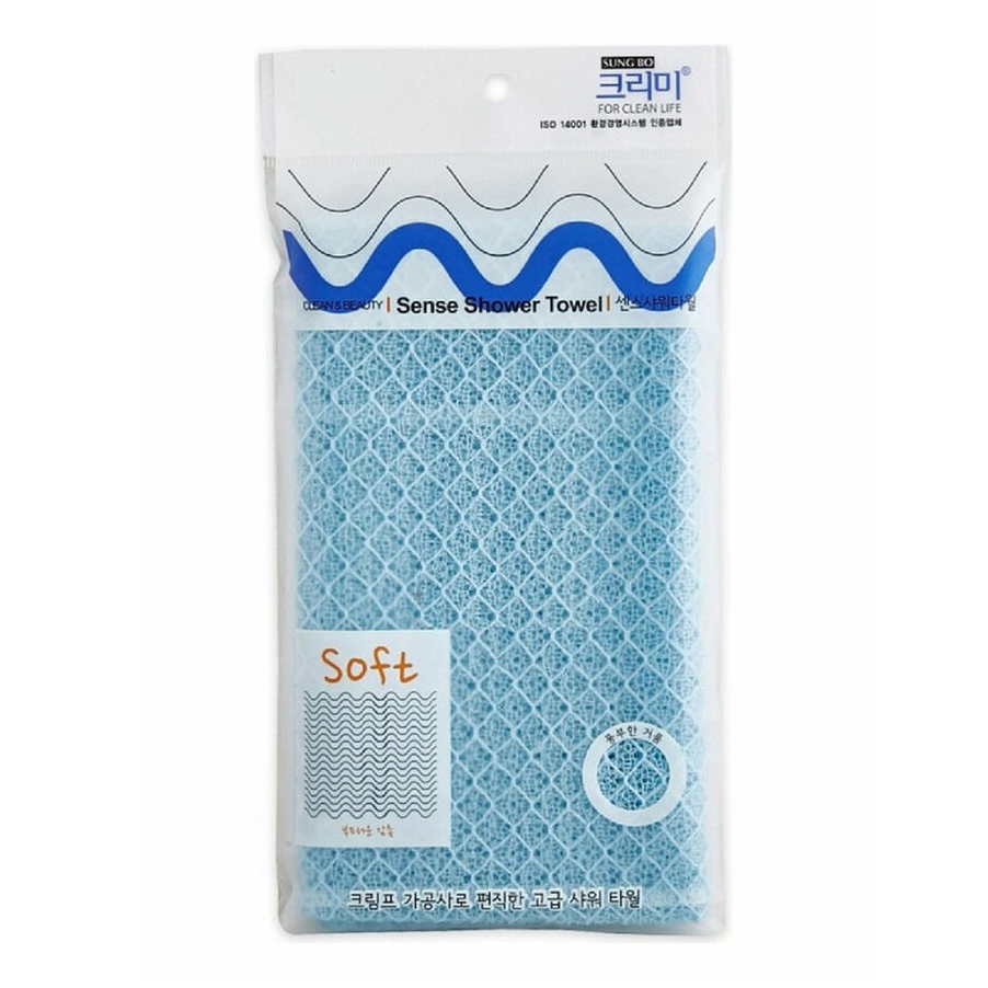 Мочалка для тела Sung Bo Cleamy Clean&Beauty Sense средней жесткости 28х95 см, в ассорт.
Мочалка для тела Sung Bo Cleamy Clean&Beauty Sense средней жесткости 28х95 см, в ассорт.