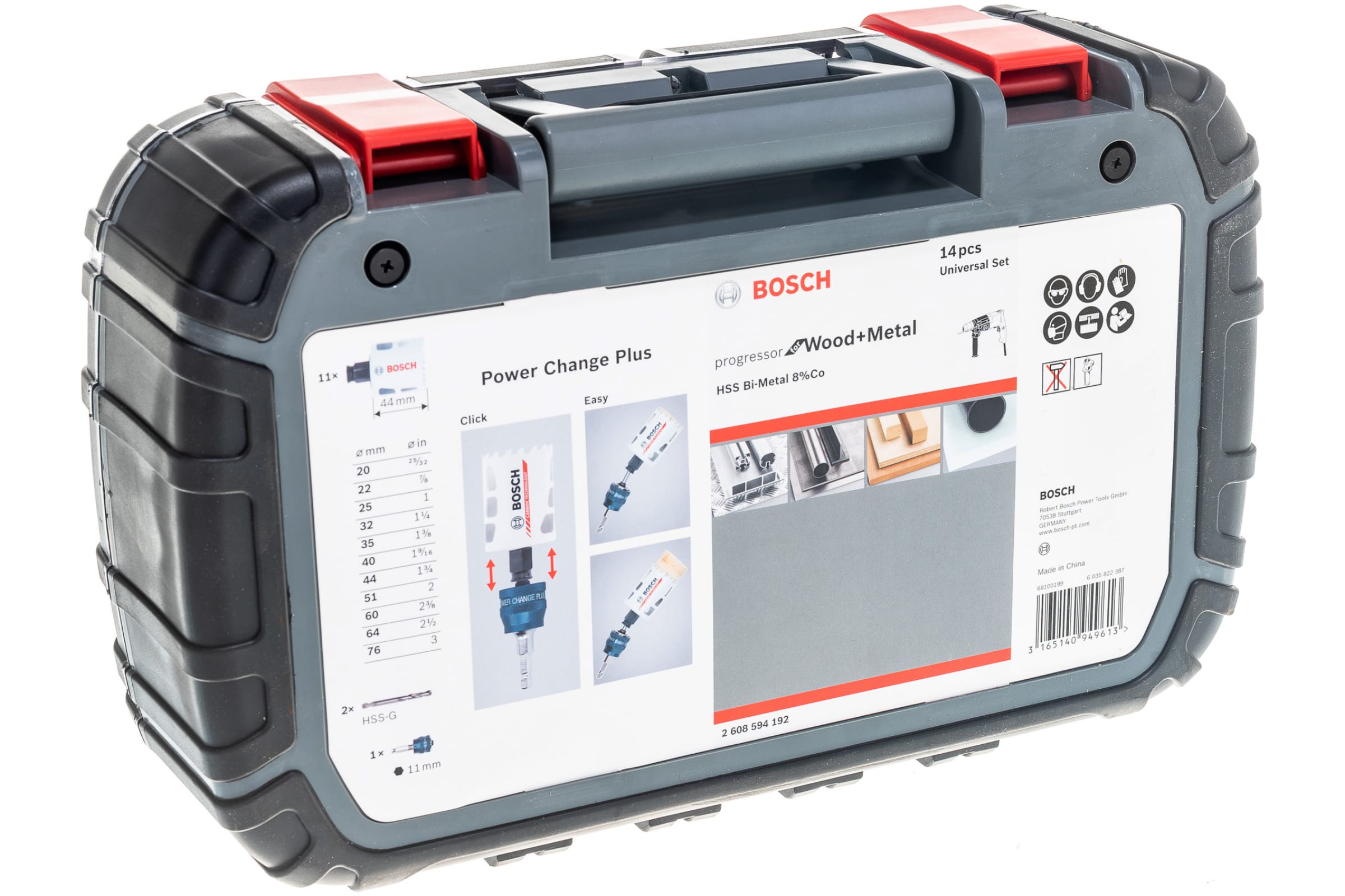 фото Набор коронок электрика по дереву и металлу bosch 14 шт. 2.608.594.192