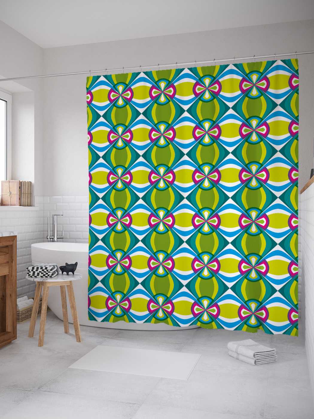 Штора для ванной JoyArty "Геометрическая хаотичная симметрия" из сатена, 180х200 см, Зеленый
Штора для ванной JoyArty "Геометрическая хаотичная симметрия" из сатена, 180х200 см, Зеленый