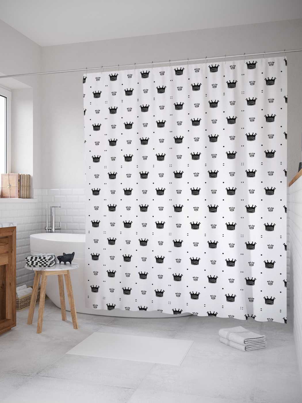 Штора для ванной JoyArty "Сердечные полосы" из сатена, 180х200 см с крючками, Черный
Штора для ванной JoyArty "Сердечные полосы" из сатена, 180х200 см с крючками, Черный