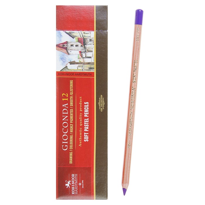 Пастель сухая в карандаше Koh-I-Noor Gioconda 8820/182 Soft Pastel, тёмно-фиолетовая 12 ш, Фиолетовый
Пастель сухая в карандаше Koh-I-Noor Gioconda 8820/182 Soft Pastel, тёмно-фиолетовая 12 ш, Фиолетовый