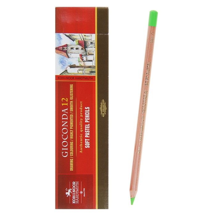 Пастель сухая в карандаше Koh-I-Noor Gioconda 8820/07 Soft Pastel, зелёный перманент 12 шт, Зеленый
Пастель сухая в карандаше Koh-I-Noor Gioconda 8820/07 Soft Pastel, зелёный перманент 12 шт, Зеленый