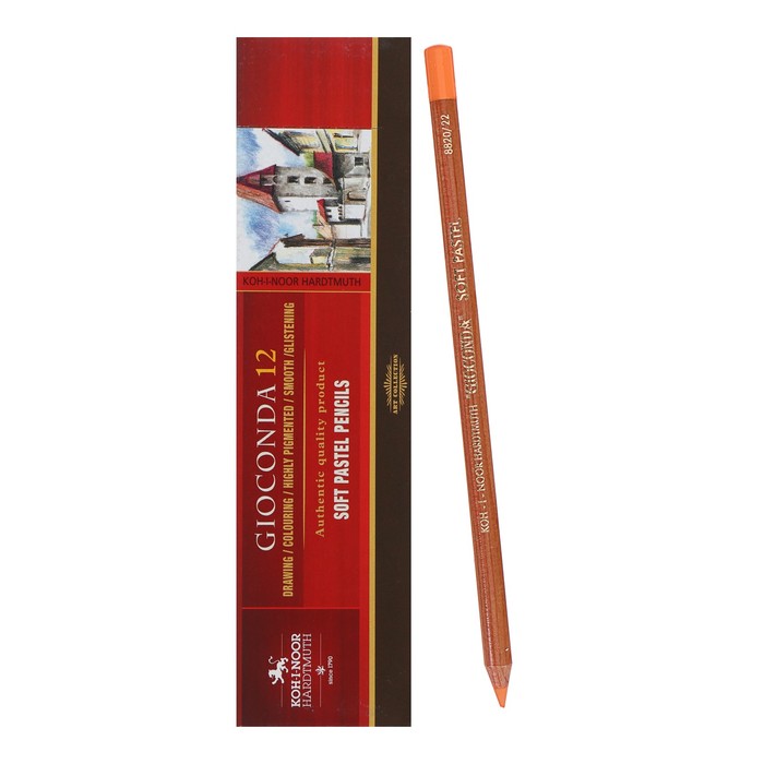 Пастель сухая в карандаше Koh-I-Noor 8820/022 Gioconda Soft, кирпичный 12 шт, Оранжевый
Пастель сухая в карандаше Koh-I-Noor 8820/022 Gioconda Soft, кирпичный 12 шт, Оранжевый