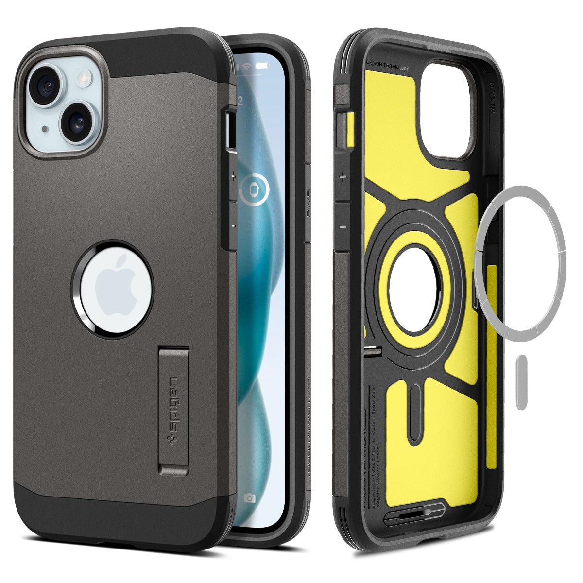 Чехол Spigen для iPhone 15 - Tough Armor (MagFit) - Серый - ACS06810, iPhone 15 - MagSafe|Tough Armor|Tough Armor (MagFit)|Tough Armor MagSafe|MagFit
Чехол Spigen для iPhone 15 - Tough Armor (MagFit) - Серый - ACS06810, iPhone 15 - MagSafe|Tough Armor|Tough Armor (MagFit)|Tough Armor MagSafe|MagFit