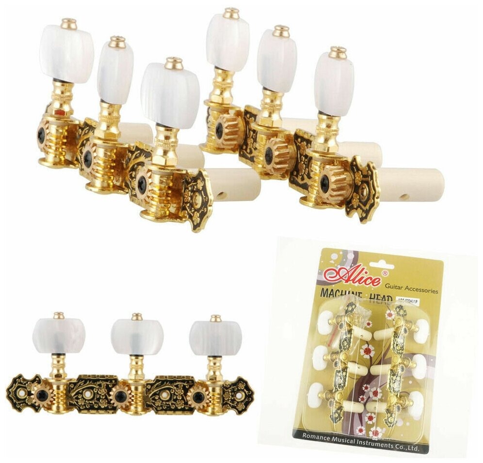 Колки ALICE AOS-020HV1P для классической гитары, на планке, Золотистый, AOS-020HV1P
Колки ALICE AOS-020HV1P для классической гитары, на планке, Золотистый, AOS-020HV1P